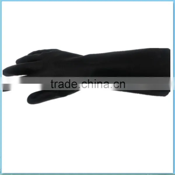 New Design Industrial Black Rubber Glove photo-4