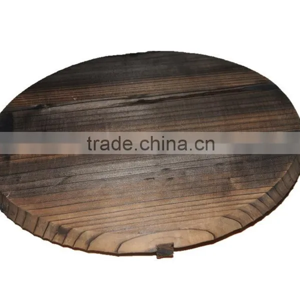 Low Cost Carbonized Wood Pot Lids With High Stable Quality, Wood Pot Covers After Carbonizing photo-3