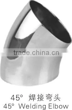 Mirror Polished Stainless Steel Sanitary 45 90 180 Elbow Made In China photo-5