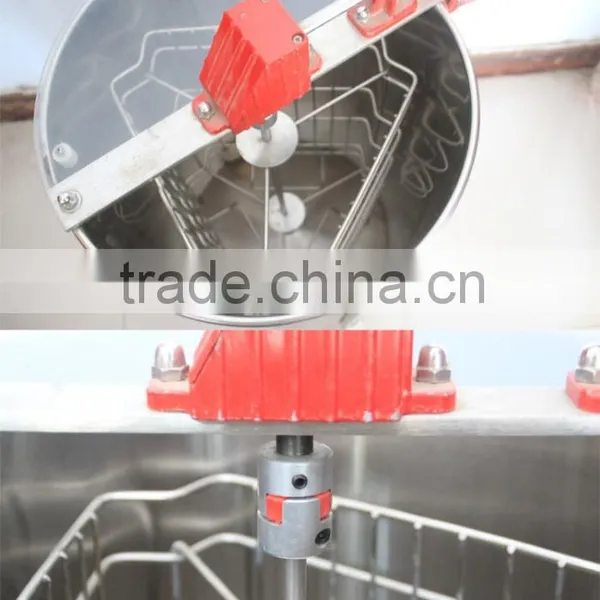 3 Frame Manual Honey Extractor,Manual Honey Extractor, Bee Equip Stainless Steel Honey Extractor for Apiculture photo-2