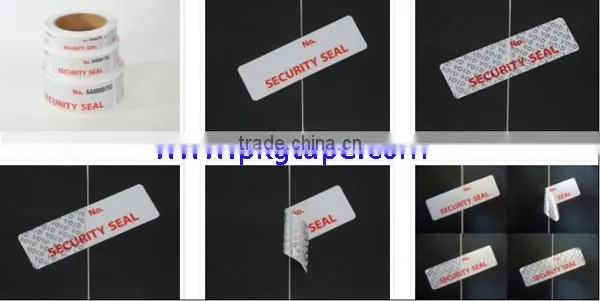 Tamper Evidence Security VOID Tape for Carton Packing photo-3
