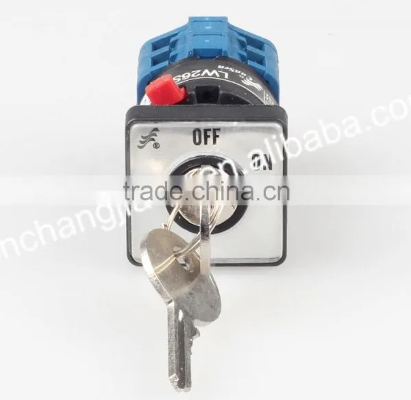 LW26S-10 CE Certificate Change Over Key Switch photo-2