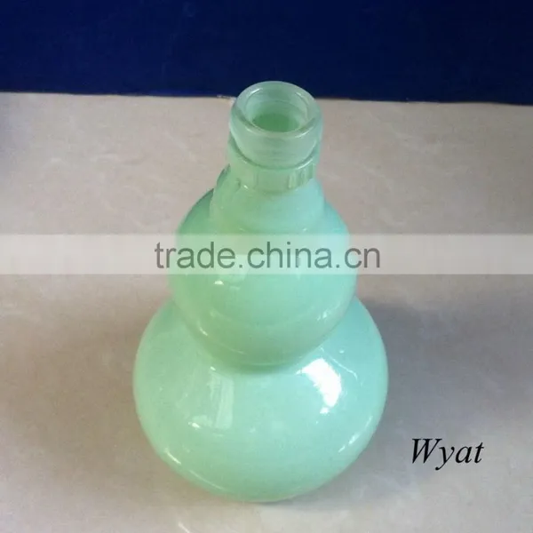 150ml 5oz Green Glass Wine Bottles With Gourd Design SLBd135 photo-2