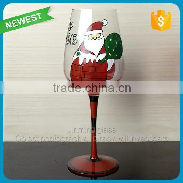 Party Decorative Glass Wine Cup Long Stem Drinking Wine Glass Cup Goblet High Quality Stemware Wine Cup Glass photo-2