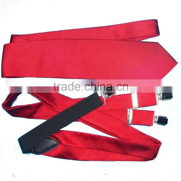 Necktie Suspenders Made of Micro, Silk, Cotton, Braces,gallus,fashion Accessories