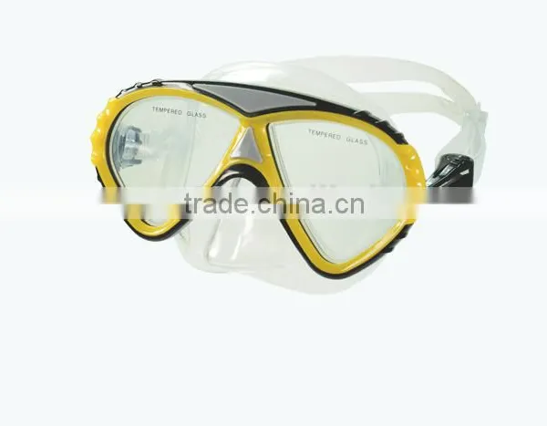Full Face China Tempered Glass Diving Goggles Mask photo-3