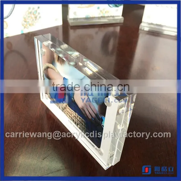 Yageli Factory Clear Acrylic Photo Frame / Acrylic Maganet Photo Frame for Custom Size photo-5
