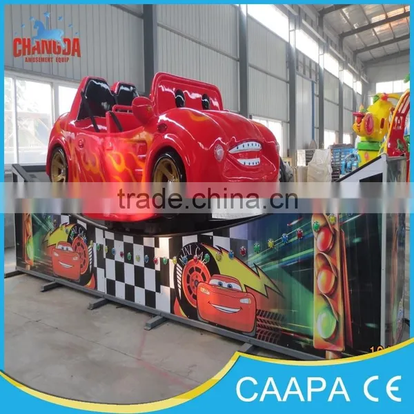 Mini Flying Car! Attractive Amusement Track Rides Rotating Speed Rides Mini Flying Car photo-2