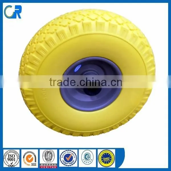 Manufacturer High Quality 3.00-4 260x85 pu Foam Solid Wheel photo-6