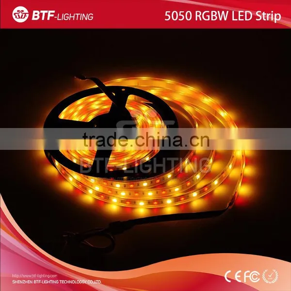 5m 5050 RGBW Led Strip 60leds/m RGB+Warm White Led Strip Tube-Waterproof IP67 White PCB DC12V SMD 5050 Mixed RGB Color photo-4