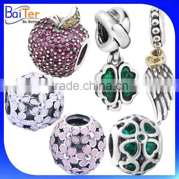 Custom Wholesale Antique European Style Snake Chain 925 Sterling Silver Vintage Bead Charm Bracelet For Women photo-3