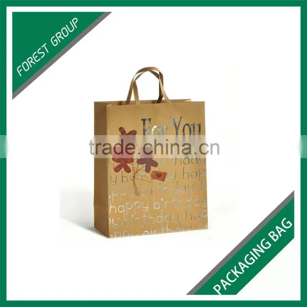 RECYCLED KRAFT PAPER MADE PERFUME BOTTLES PACKING BAG FOR SHOPPING photo-3