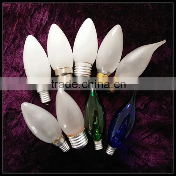 Frosted Candle C35 E14 1W LED Filament Bulb Dimmable 110V-240V photo-2