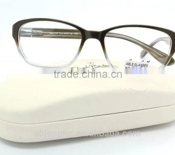 HOTSELLING Lucency Fade Color Fashion Design Acetate Hand Made Spectacles Optical Frames Eyewear Eyeglasses photo-5