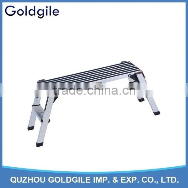 Goldgile 2016 New Design Loading 400kg Aluminum Work Platform Ladder