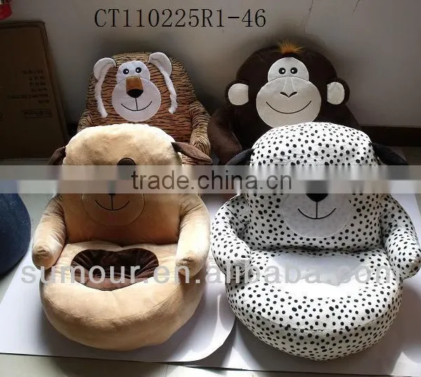 Cute Soft Plush&stuffed Animal Chair/stuffed Animal Bag for Children