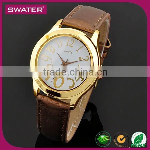 New 2016 Jewelry Brown Leather Watches Made In Japan