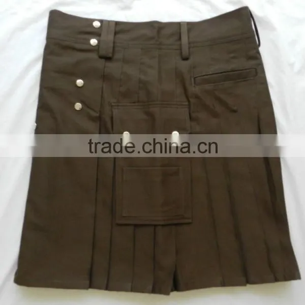 DELUXE Dark Brown Utility / Modern Kilt photo-4