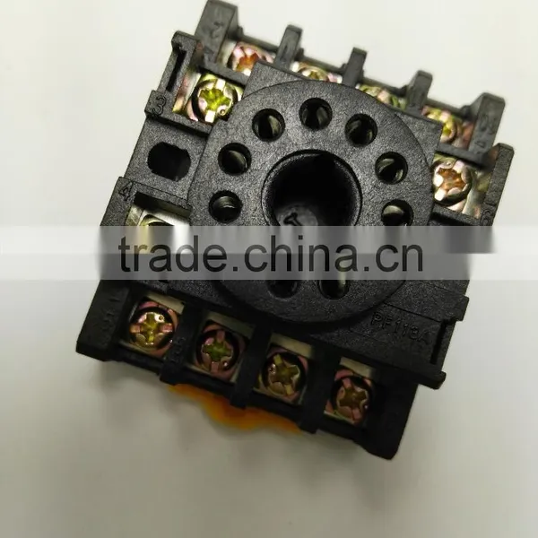UL CE Listing Kontron 11 Round Pin Din-rail Relay Socket photo-2