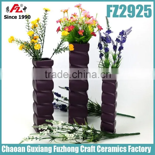 Ceramic Flower Vase Western Style, Ceramic Vase Modern Design