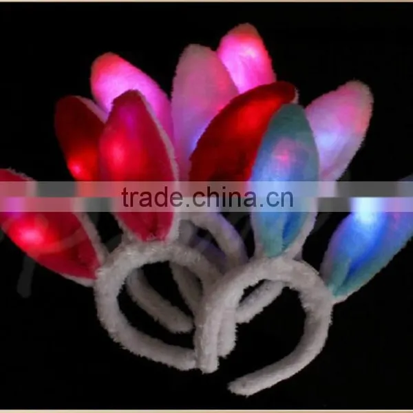 2015 Easter HOT Sale Plush LED Flashing Bunny Ears photo-2