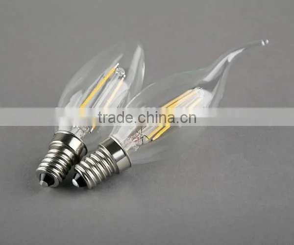 200lm Led Fialment Bulb With Tail Candle Lamp photo-3