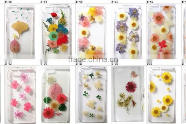 2016 Unique Design Real Flower Phone Cover Tpu Soft Phone Case for Iphone 6 photo-3