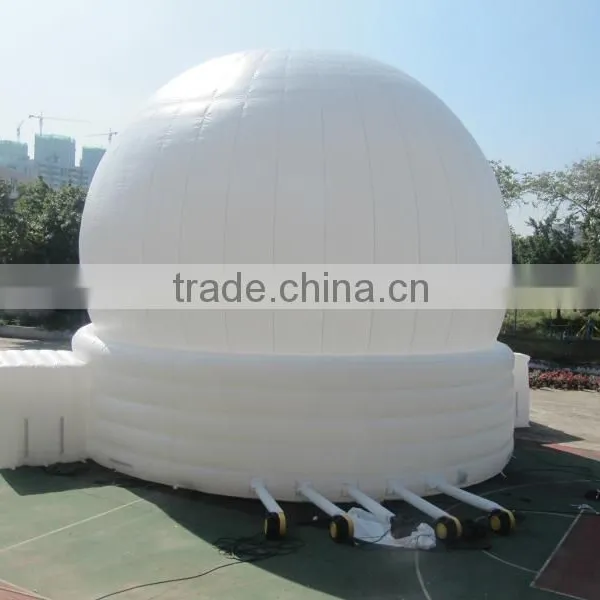 2016 Single Layer Giant White Inflatable 3D Projection Dome Tent From China photo-4