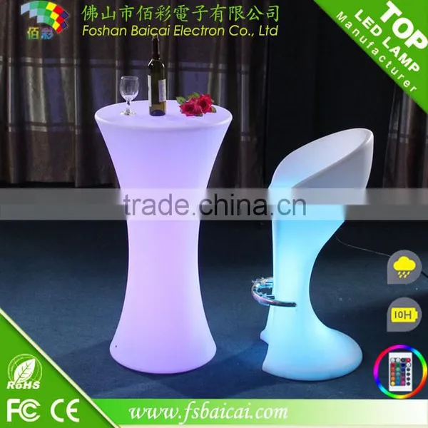 CE&ROHS Approved Illuminated Bar Furniture/led Table/led Light Bar Table photo-2