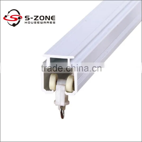 Plastic PVC Double Curtain Track Rail Fitting photo-6