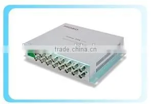 16 Channel CCTV Security Monitering Fiber Optical Video Converter