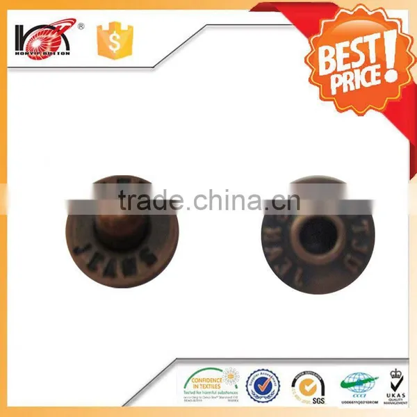 China Button Factory Fasteners for Clothes Metal Rivets for Jeans for Jeans