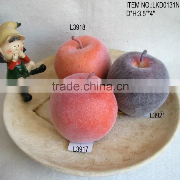 Decorative Artificial Foam Apple With Emulation Sugar for Havest Home Decoration photo-2