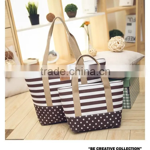 Cotton Canvas Beach Tote Bag photo-5