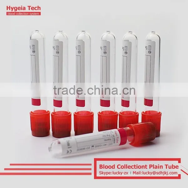 Plain Serum Blood Collection Tube Red Top CE Approved photo-2