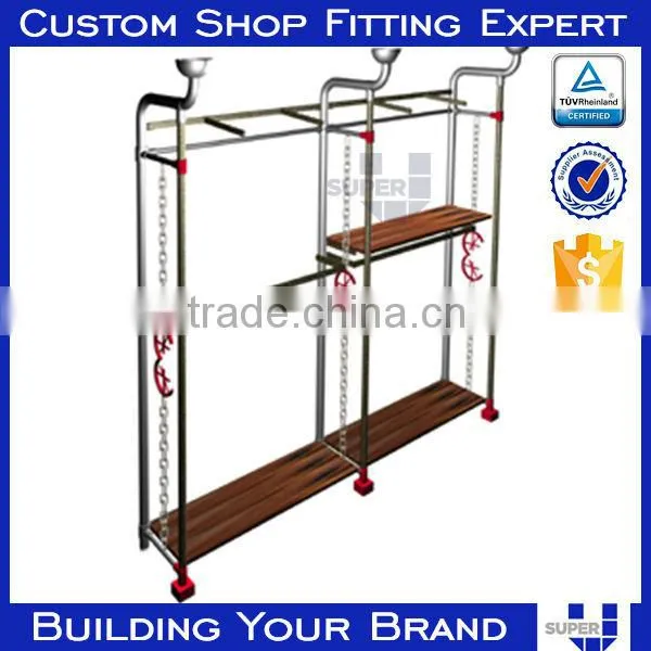 Custom Powder Coated Metal Unique Wall Shelves With Levelers photo-2