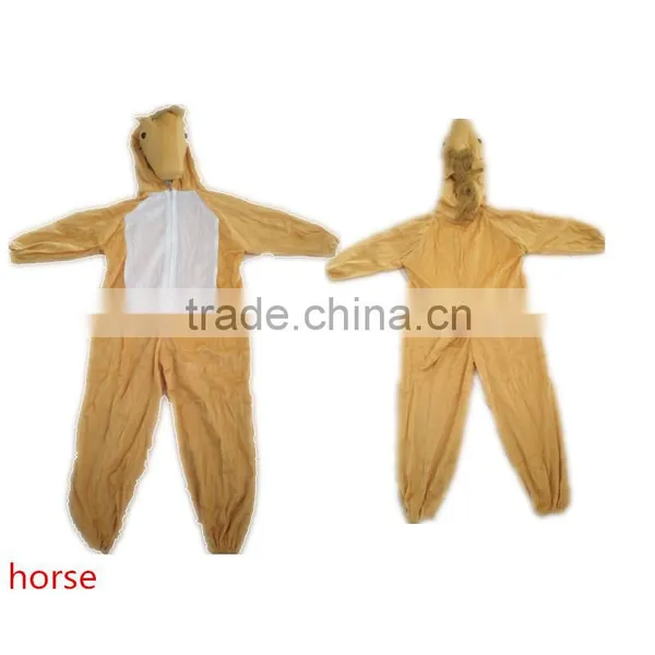 Custom Make White Horse Mascot Costume Inflatable 2 Person Horse Costume photo-2