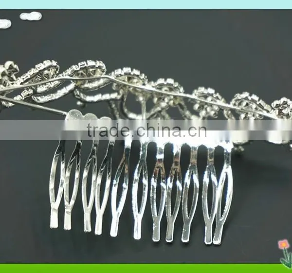 Wholesale Bling Bling Rhinestone Wedding Crowns photo-4