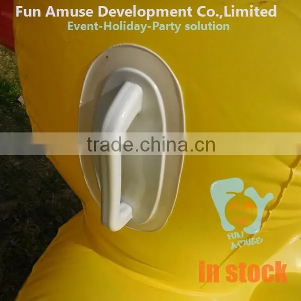MOQ 50pcs PVC Giant Duck Pool Float Inflatable Donut for Fun photo-6