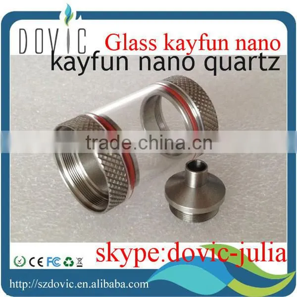 Ss&pyrex Short/long Clear Kayfun Nano Quartz Glass Tank Kayfun Nano With Factory Price photo-5
