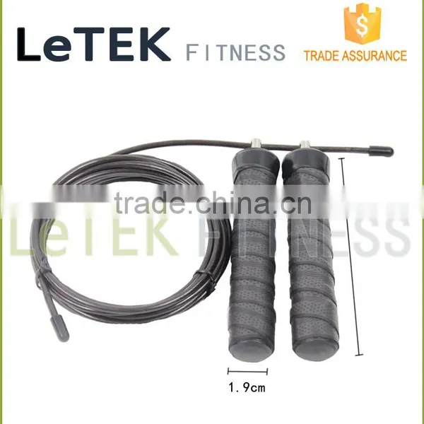 Double Under Adjustable Cable Wire Speed Rubber Jump Rope photo-3