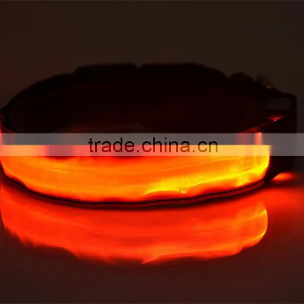 Night Safety LED Light-up Flashing Glow In The Dark Electric LED Cat & Dog Collar photo-6