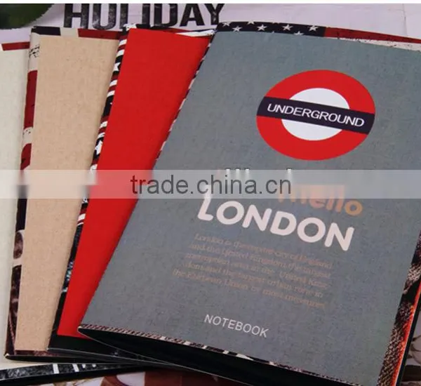 Stylistic design kraft paper cover notebook