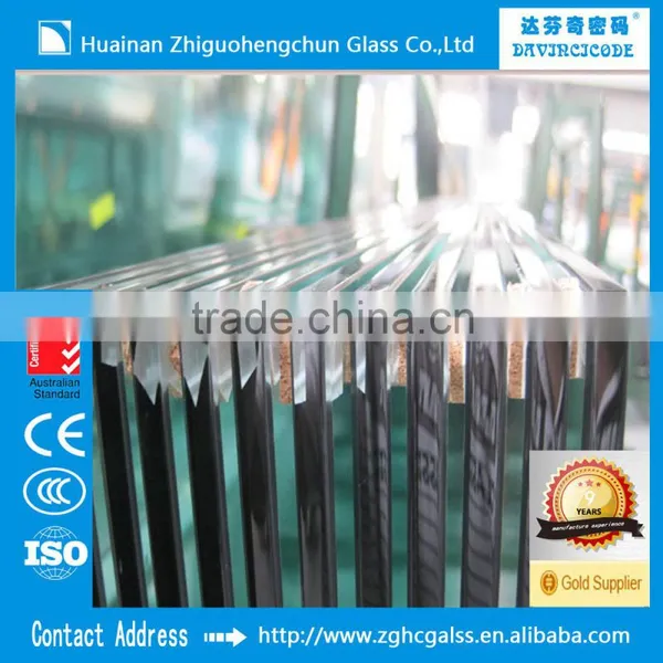 Zhiguohengchun-CE/ISO9001 Certificates Tempered Laminated Glass,High Quality Color PVB Tempered Laminated Glass photo-2
