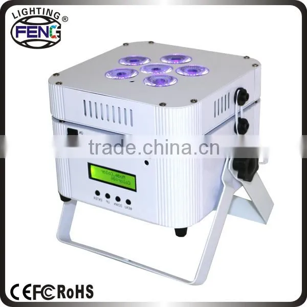 RGBWA 6 x 18W Zoom LED Flat Par With Flight Case photo-2