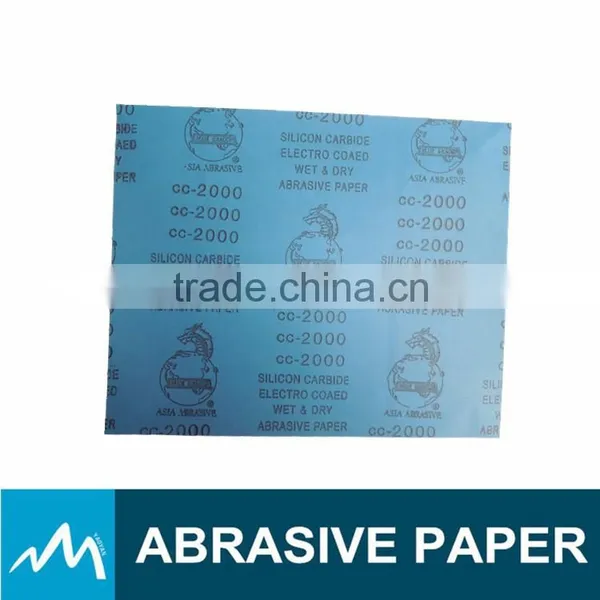 Grit 2000 Silicon Carbide Waterproof Abrasive Paper Like Matador Sandpaper photo-4