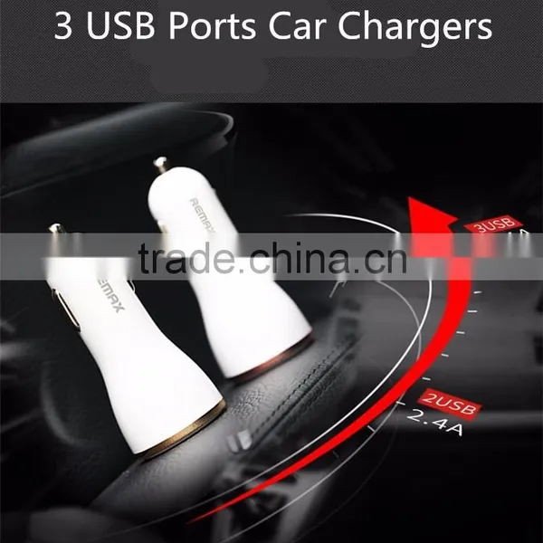 Remax 3.4A 3 Port Car Chargers With CE FC Certificated Car Charger photo-2