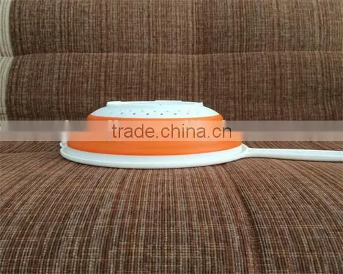 Foldaway Colander Foldable Colander Round Plastic Strainer photo-3