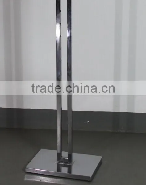 RH-YJ01 Cloth Display Racks 400*300*1800 Q235 Chrome Plated High Quality Clothes Rack Stand Display photo-3