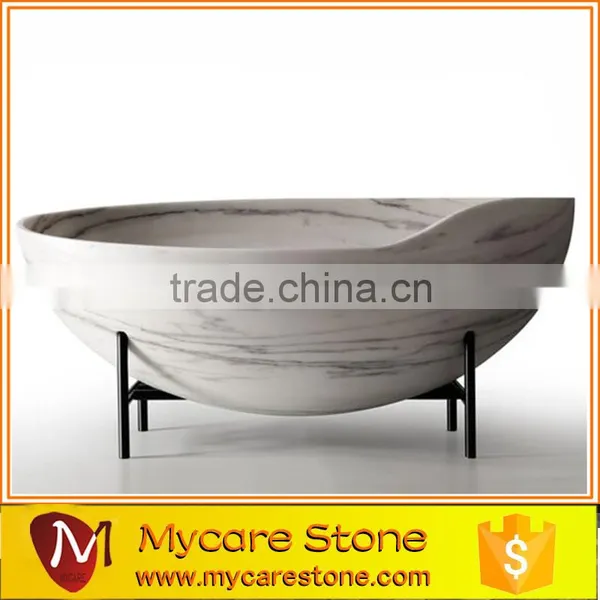 Luxury Bathroom Marble Stone Bathtub for Villa photo-2
